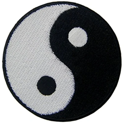 Afbeelding van ZEGIN Yin Yang Taoism Geborduurd ijzer om op vlekken te naaien