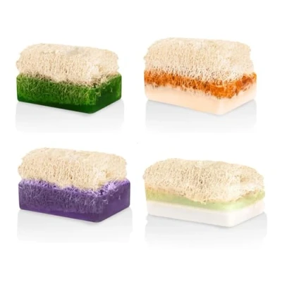 Afbeelding van Oger Natuurlijke zeep van pompoenvezels, 110 g, 4 stuks