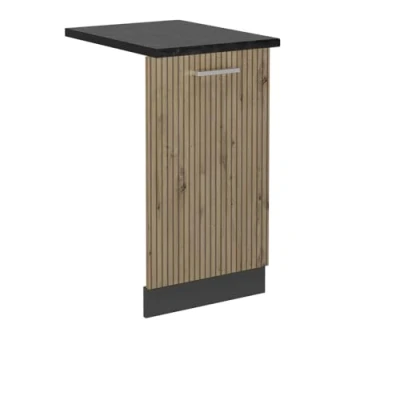 Afbeelding van Vicco Panneau de lave vaisselle R Line en chêne artisanal, 45 cm, AP anthracite