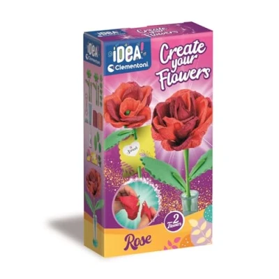 Afbeelding van Clementoni iDea Geurende bloemen maken Roos vanaf 8 jaar 2 stuks