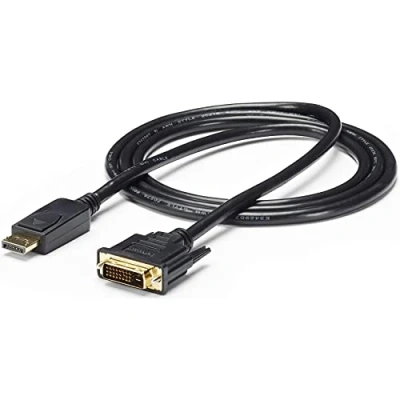 Afbeelding van Adapter DisplayPort naar DVI Startech DP2DVI2MM6 (1,8 m) Zwart 1.8 m