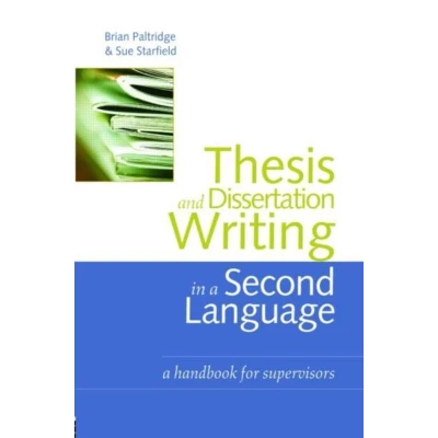 Afbeelding van Thesis And Dissertation Writing In A Second Language