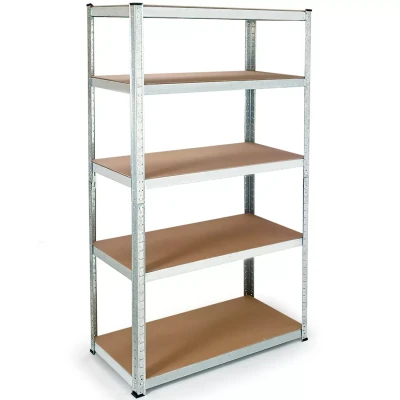 Image de Etagère modulable charges lourdes en métal 5 plateaux