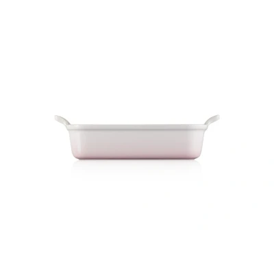 Afbeelding van Le Creuset Aardewerken Rechthoekige Ovenschaal In Shell Pink 26cm 2,3l