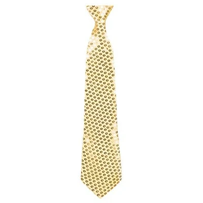 Afbeelding van Dressing Up &amp; Costumes Suits St. Stropdas Spangles Goud (40 Cm)