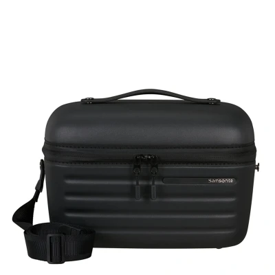 Afbeelding van Samsonite Stackd Beautycase Met Afneembare Schouderriem En Uitneembaar Etui Zwart