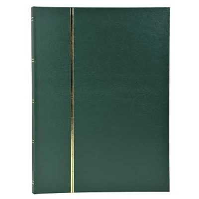 Afbeelding van exacompta postzegelalbum 225x305mm groen 48 bladzijden