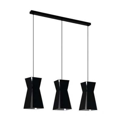 Afbeelding van EGLO Valecrosia Hanglamp E27 84 cm Zwart/Wit