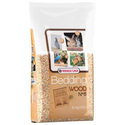 Afbeelding van Versele Laga Wood Bedding Beukenhout No. 6 Vogelbodembedekking 5 kg