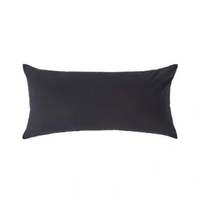 Afbeelding van Homescapes kussensloop 40 x 80 cm Zwart, 100% Egyptisch katoen, draaddichtheid 200