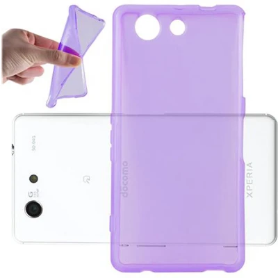 Afbeelding van Cadorabo Hoesje geschikt voor Sony Xperia Z4 MINI / Z3 PLUS COMPACT in TRANSPARANT PAARS Beschermhoes gemaakt van flexibel TPU Silicone Case Cover