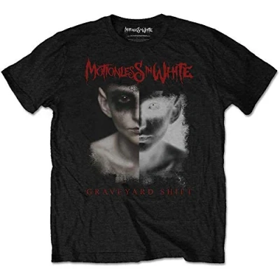 Afbeelding van Motionless In White Split Screen Heren T shirt M Zwart