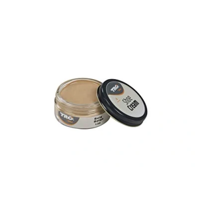 Afbeelding van TRG schoencrème met bijenwas beige 50 ml