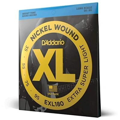 Image de Jeu de cordes basse D&#039;Addario EXL180