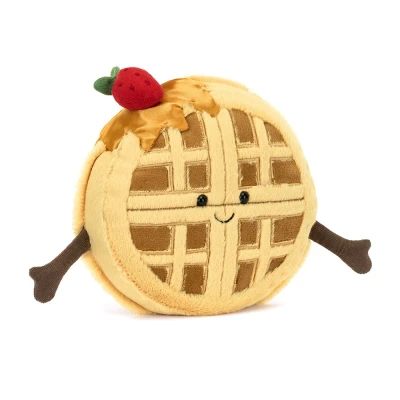 Afbeelding van Jellycat knuffel Wafel 14cm(Amuseables Rene Waffle)