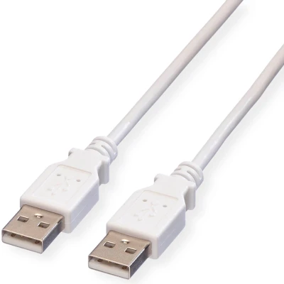 Afbeelding van VALUE USB 2.0 Kabel, Type A A, wit, 0,8 m