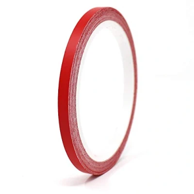 Afbeelding van Finest Folia Sierstrip voor auto, motorfiets, boot, modelbouw, vele kleuren, lengte 10 m, plakband (mat rood,, 4 mm)