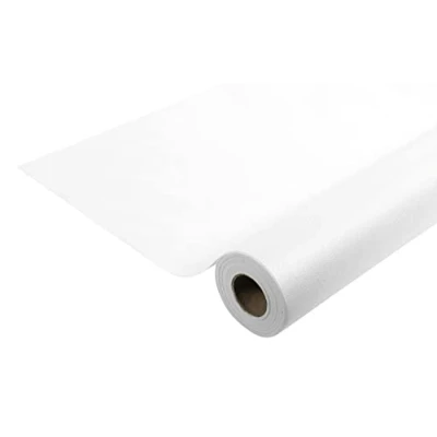 Image de Pro Nappe Réf R782002I jetable en non tissé spunbond Couleur ivoire Matière indéchirable, déperlante et essuyable, Blanc, longueur 20 m x largeur 1,20