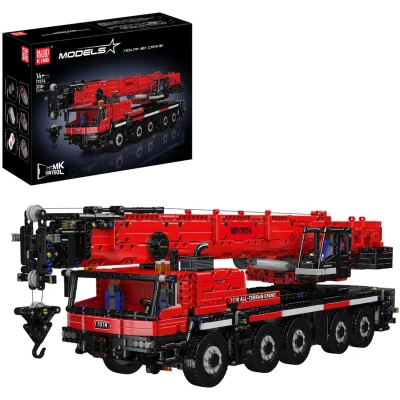 Afbeelding van Mouldking 17074 Liebherr kraan 1100 Bouwpakket Bouwset bestuurbaar technisch 3218 onderdelen