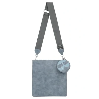 Afbeelding van Fritzi aus Preußen Schoudertas Brigitte X Ronja Cross Body Bag Blue Grey Blauwgrijs