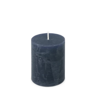 Afbeelding van Rustiek Kaars 70/95mm donkerblauw I Spaas