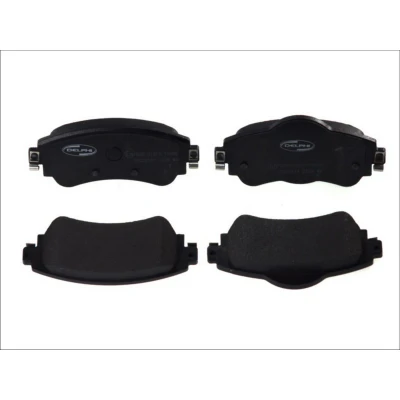 Afbeelding van DELPHI LP2228 Remblokkenset Met akoestische slijtagewaarschuwing anti kreukplaat toebehoren CITROËN: C4 II Hatchback, DS4 Hatchback