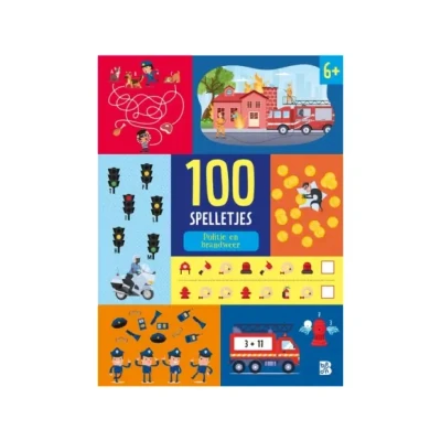 Afbeelding van Ballon 100 Spelletjes: Politie En Brandweer 6+