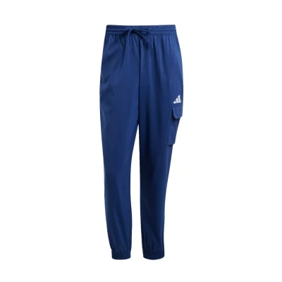 Afbeelding van adidas Sportswear Essentials Small LOGO Broek Dark blue white, Heren, Maat: XXL, white