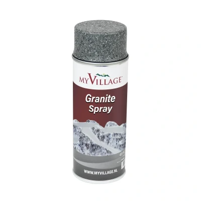 Afbeelding van Graniet effect/structuur spray 400ml seizoensdecoratie My Village
