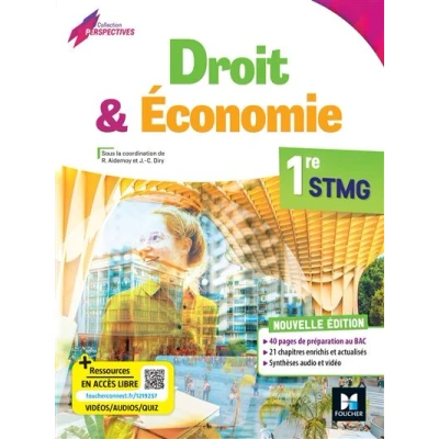 Image de Perspectives DROIT ECONOMIE 1re STMG Éd. 2023 Manuel élève