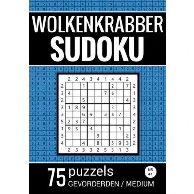 Image de Wolkenkrabber Sudoku Nr. 41 75 Puzzels Gevorderden / Medium
