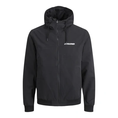 Afbeelding van Jack &amp; Jones Jjerush Blocking HOOD Lichte jas, Heren, Maat: Small, Black