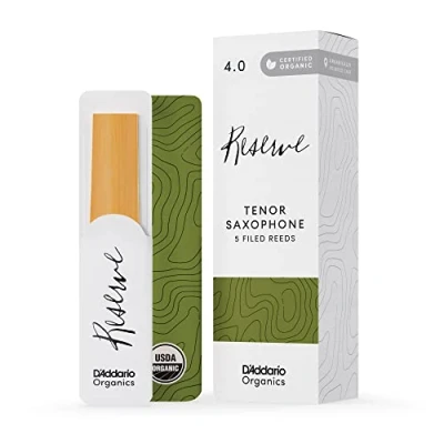Afbeelding van D&#039;Addario Woodwinds Organic Reserve Tenor Saxophone Reeds 4.0 (5 stuks)