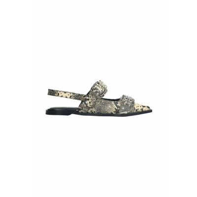 Afbeelding van Sacha Dames Snake buckle slingbacks Maat 36