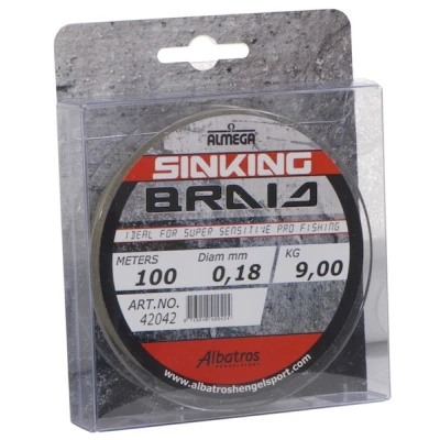 Afbeelding van Albatros Vislijn Almega Sinking Braid 100 m Hoofdlijn 0.12mm Allround