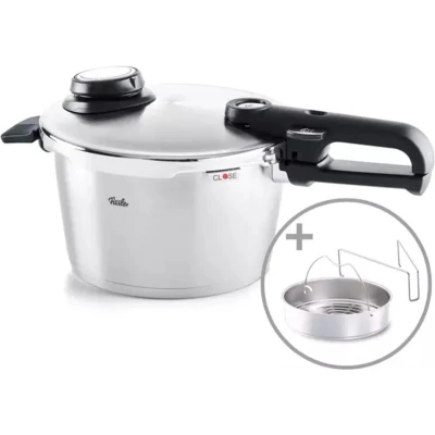Afbeelding van Fissler Vitavit Premium Snelkookpan met Inzet 8L