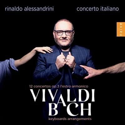 Afbeelding van Rinaldo Alessandrini, Concerto Italiano Vivaldi &amp; Bach 12 Concertos Op. 3 L&#039;Estro Armonico (2 CD)