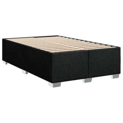 Afbeelding van vidaXL Bedframe stof zwart 120x190 cm