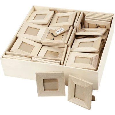 Afbeelding van Creotime Lijst, afm 10x10+9x11 cm, Keizerin boom, 80 assorti