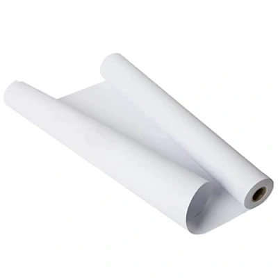 Afbeelding van PALUDO Tekenpapierrol, wit, 30 cm x 15 m, rol tekenpapier voor kinderen, 70 g/m schetspapier schildersezel, kunstenaars, schetsen, projecthandwerk