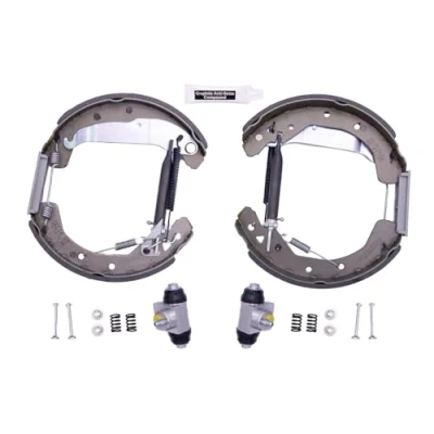 Afbeelding van HELLA Shoe Kit Pro 8DB 355 005 051 Remschijf, trommelrem Met toebehoren, wielremcilinder, stel element handremhefboom