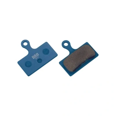 Afbeelding van BBB Cycling DiscStop Remblokken Schijfremblokken Compatibel met Shimano XTR 2011 Schijfremmen Blauw BBS 56T