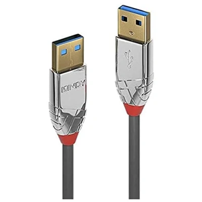 Afbeelding van LINDY USB kabel 3.2 Gen1 (USB 3.0 / 3.1 Gen1) A stekker, stekker 0.50 m Grijs 36625