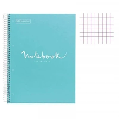 Image de MIQUELRIUS NOTEBOOK A4 SQUARED EMOTIONS SKYBLUE