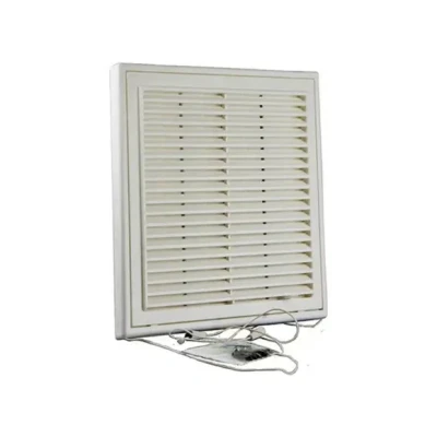 Afbeelding van Renson afsluitbare verluchtingsrooster met muggengaas PVC 250 x mm