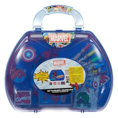 Afbeelding van Schrijfset Marvel Blauw Briefcase