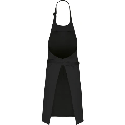 Afbeelding van Schort/Tuniek/Werkblouse Unisex One Size Kariban Black 100% Katoen