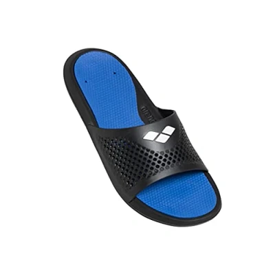 Afbeelding van Arena Bruno Badslippers, Heren, Maat: 42, black turq Textiel/ synthetisch