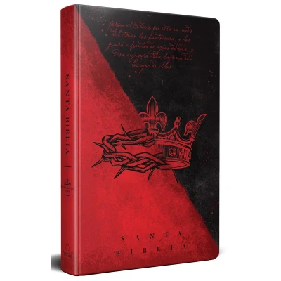 Afbeelding van Biblia RVR 1960 letra grande tamaño manual, tapa dura doble corona / Spanish Bible Handy Size Large Print Hardcover double crown