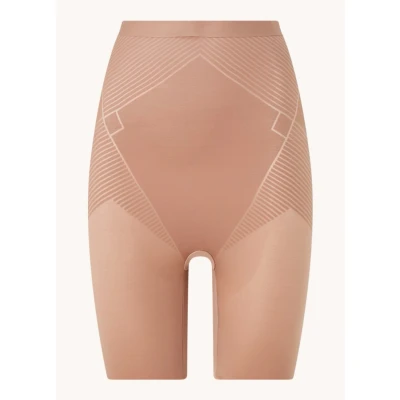 Afbeelding van SPANX dames High waisted naadloze corrigerende slip in de kleur Lichtbruin, maat: M